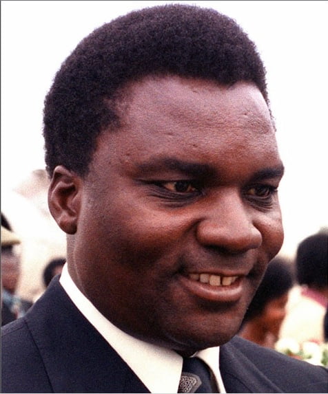 Жювеналь Хабиаринама, президент Руанды. Убит 6 апреля 1994 г.