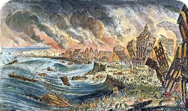 Великое Лиссабонское землетрясение 1 ноября 1755 г.