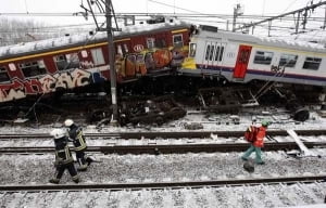 Железнодорожная катастрофа в Бельгии. 15 февраля 2010 г.