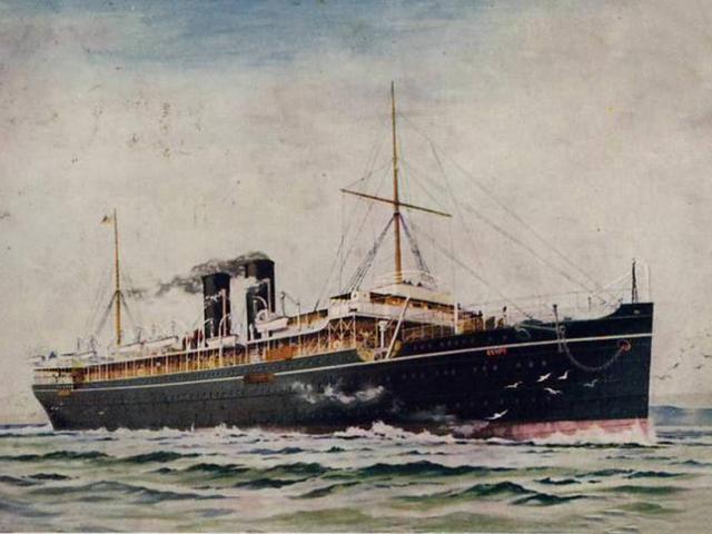 Британский грузопассажирский пароход «ЕГИПЕТ»