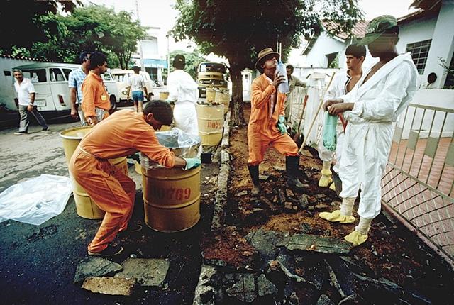 Радиоактивное заражение в Гоянии, Бразилия. 13 сентября 1987 г