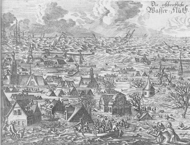 Наводнение Бурхарди, 1634 год